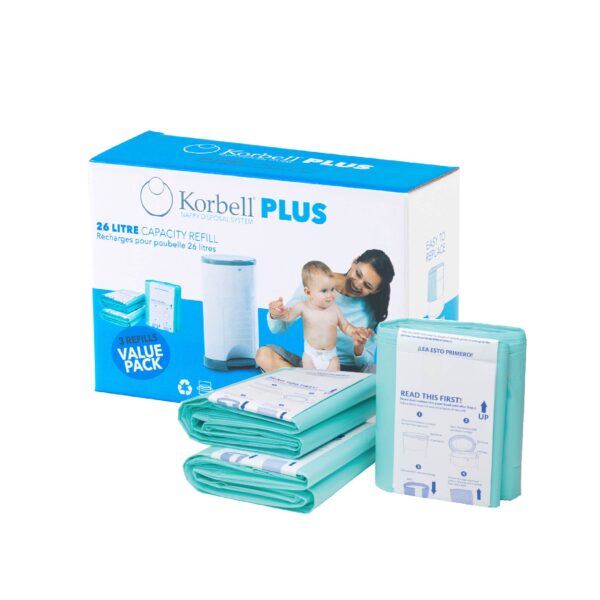 Korbell Plus Liner Refill 3 pack - 26 Litre - ShopBaby