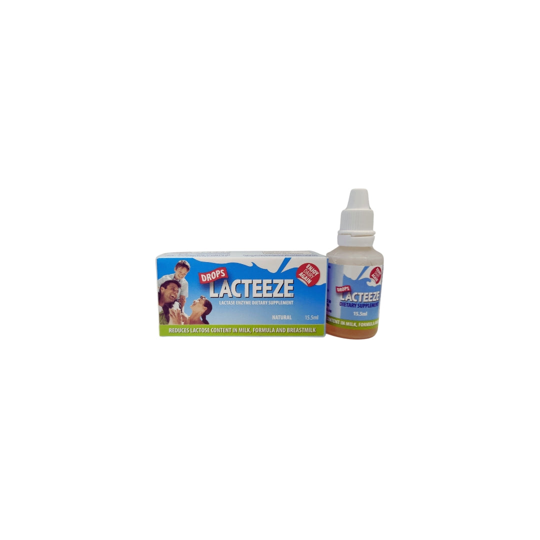 Lactaze/Lacteeze Drops - Enzyme dietary supplement 15.5ml
