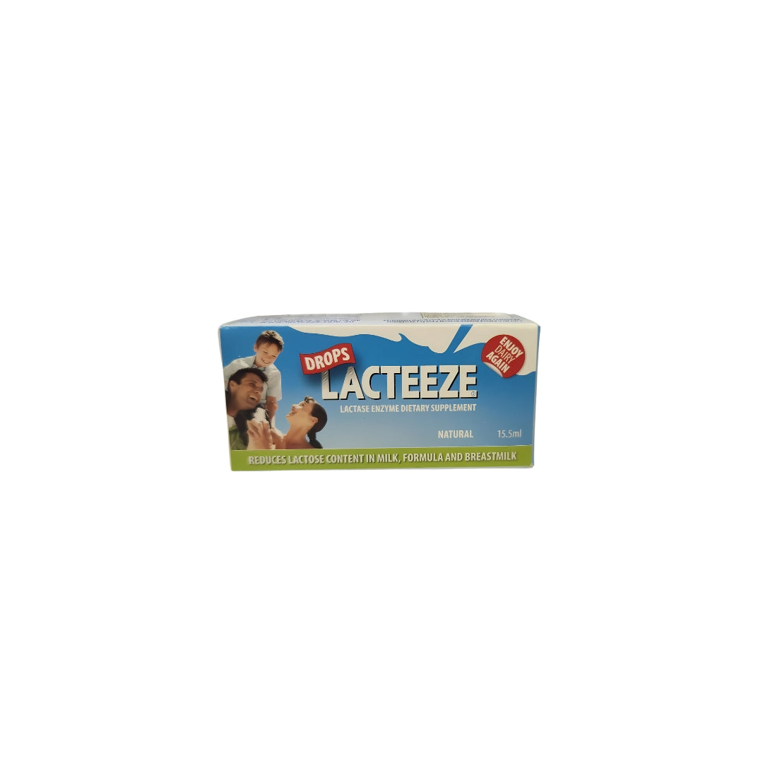 Lactaze/Lacteeze Drops - Enzyme dietary supplement 15.5ml