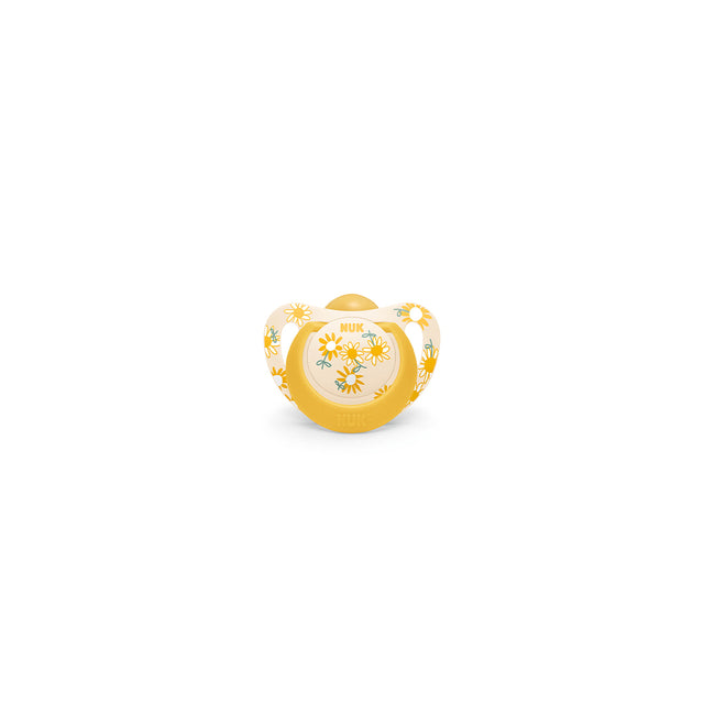 NUK Star Latex Soother 1 Pack- Sunflower - ShopBaby