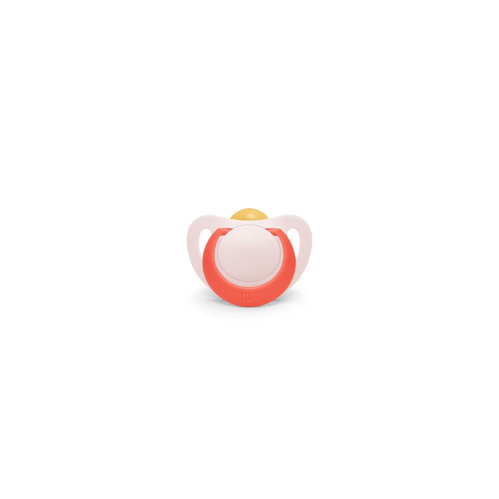 NUK Star Latex Soother 1 Pack- Red - ShopBaby
