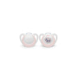 NUK Star Silicone Soother 2 Pack- Rose/Cat - ShopBaby