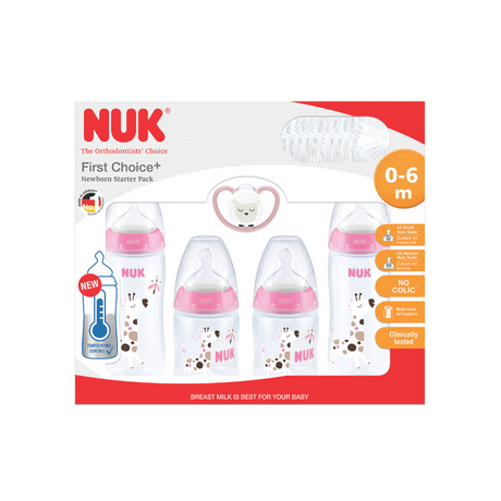 NUK Temperature Control First Choice Glow Starter Pack - Giraffe