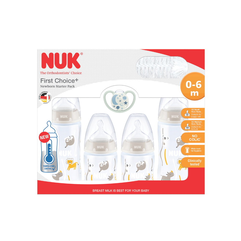 NUK Temperature Control First Choice Glow Starter Pack - Safari