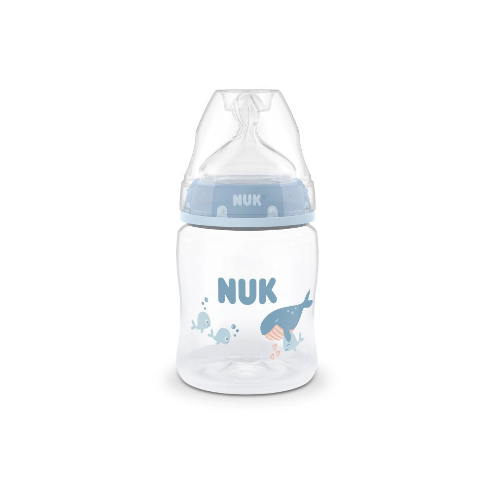 NUK First Choice Bottle 150ml Slow - Whale