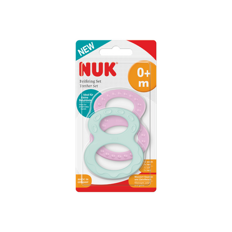 NUK Teether Ring Set - Purple
