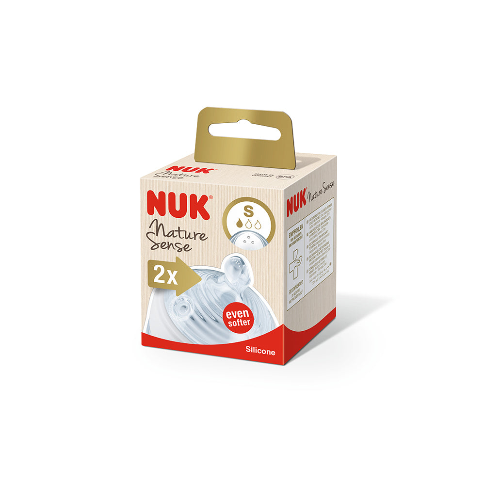 NUK Nature Sense Silicone Small Hole - Breastmilk Teat