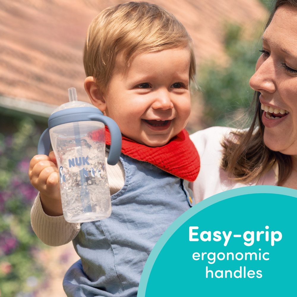 NUK Perfect Match Straw Learner Bottle - Bears
