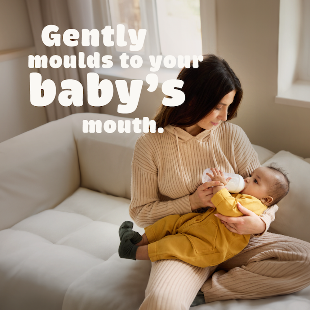 NUK Perfect Match Bottle with soft and flexible silicone teat