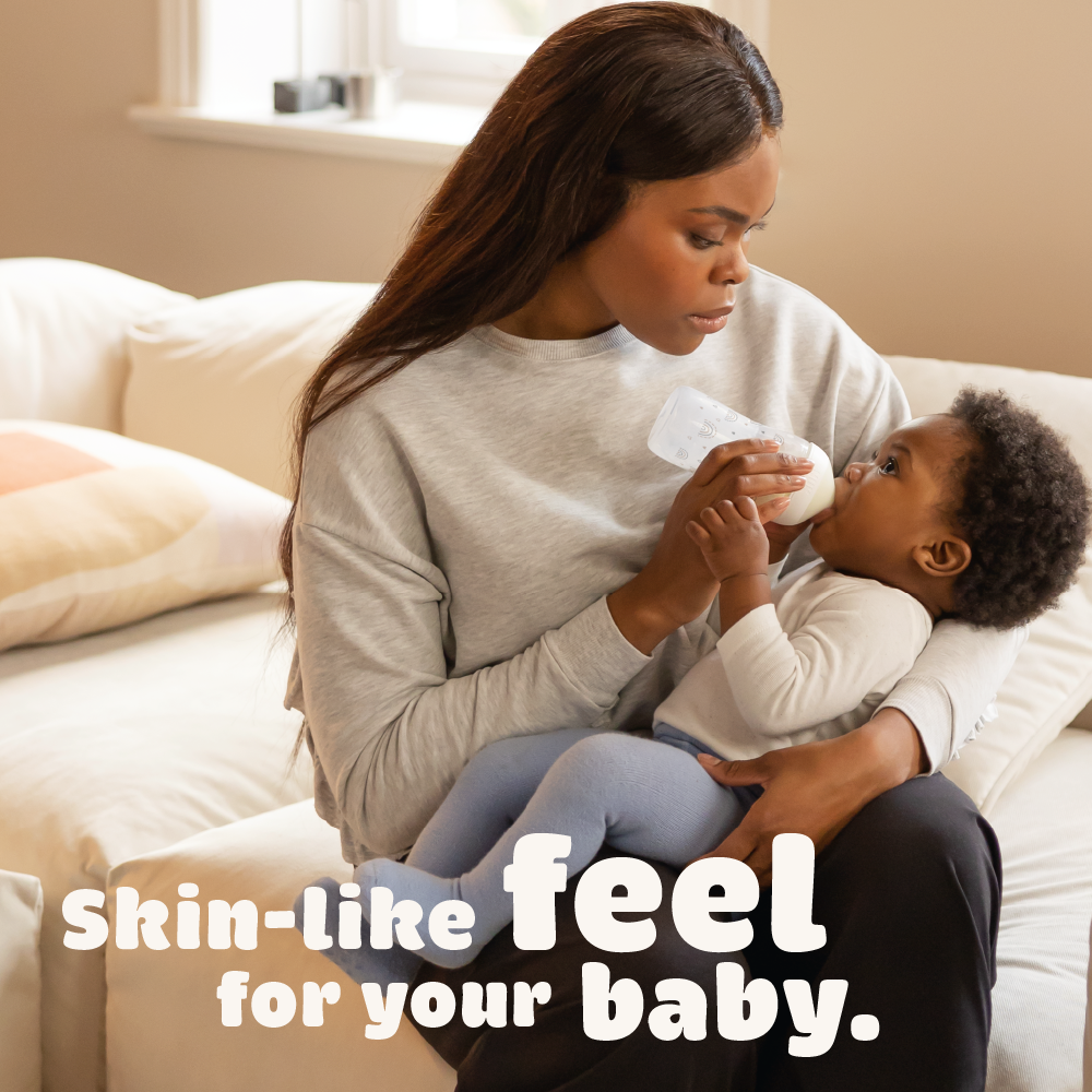 NUK Perfect Match Bottle with soft and flexible silicone teat