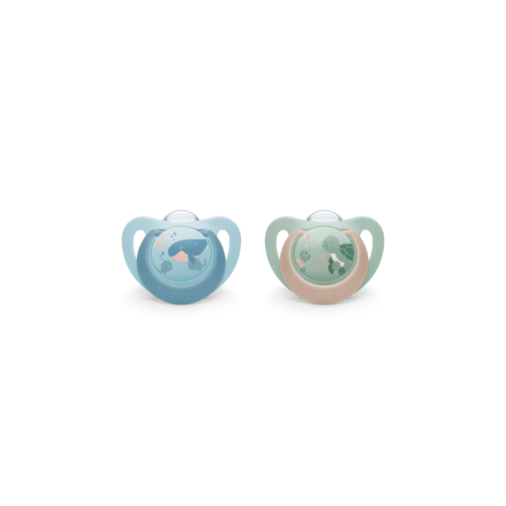 NUK First Choice Soother 2 pack - Turtle/Whale