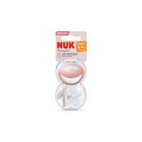 NUK Mommy Feel Silicone Soother 2 Pack - Red