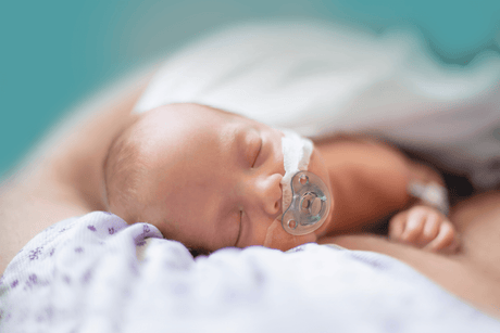 Premature baby with NUK Premature soother