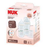 NUK Perfect Match Set - 260ml Twin Pack Sheep