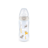 NUK First Choice Temperature Control Bottle with Silicone Teat 300ml - Safari - ShopBaby