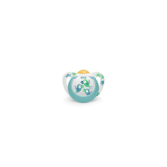 NUK Star Latex Soother 1 Pack- Birds - ShopBaby