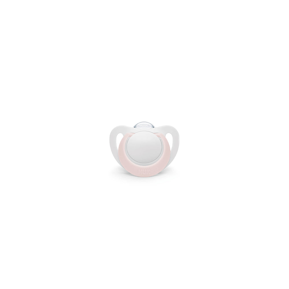 NUK Star Silicone Soother 1 Pack- Rose - ShopBaby
