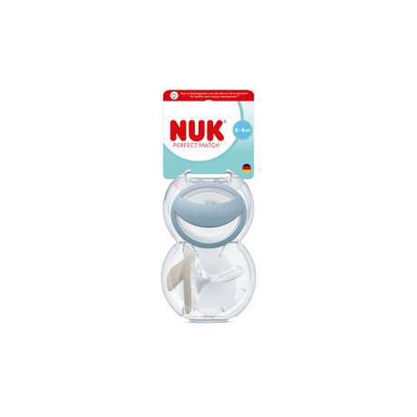 NUK Perfect Match soother 2 Pack - Blue