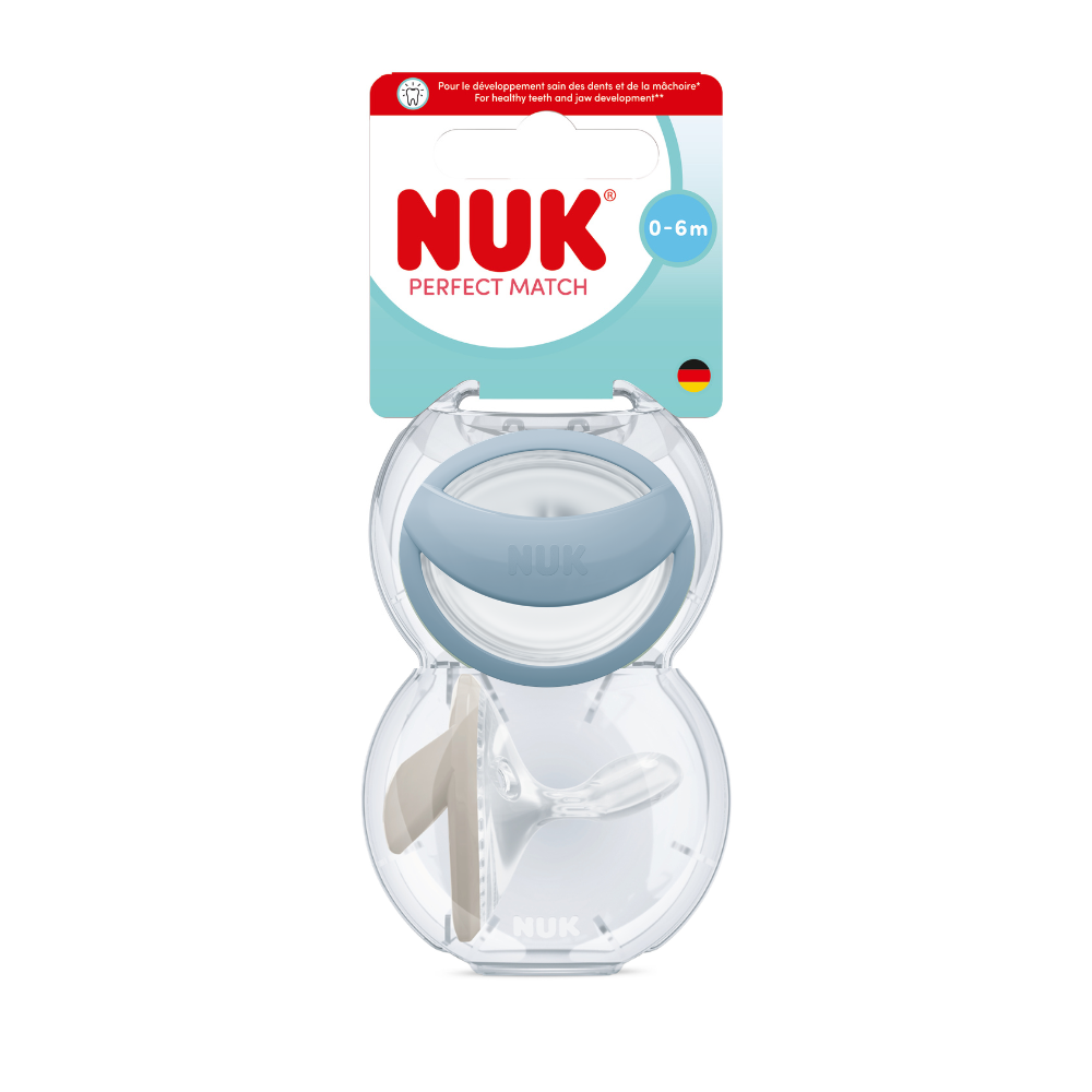 NUK Perfect Match soother 2 Pack - Blue