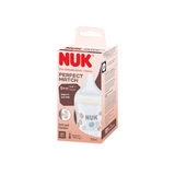 NUK Perfect Match Bottle with Soft and Flexible Silicone Teat 150ml - Cotton