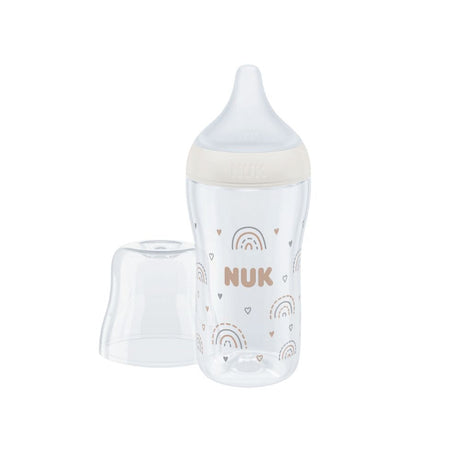 NUK Perfect Match Bottle with Soft and Flexible Silicone Teat 260ml - Rainbow