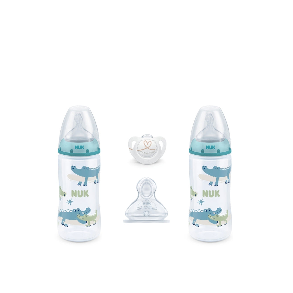 NUK MINI First Choice Starter Pack - Crocodile
