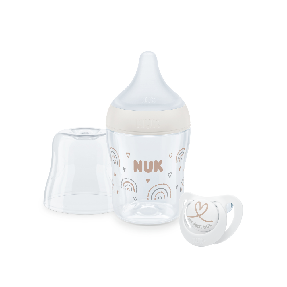 NUK Perfect Match Newborn Set - Trial Pack Beige/Rainbow