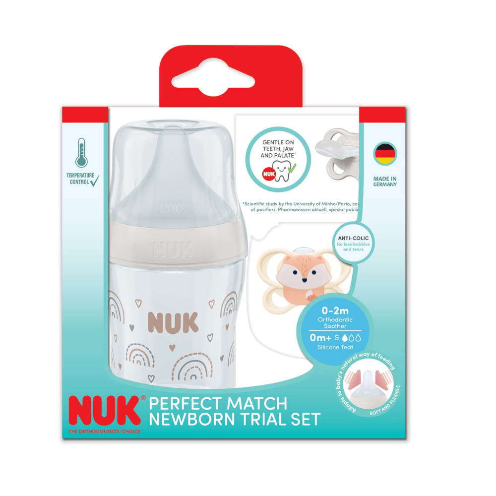 NUK Perfect Match Newborn Set - Trial Pack Rainbow