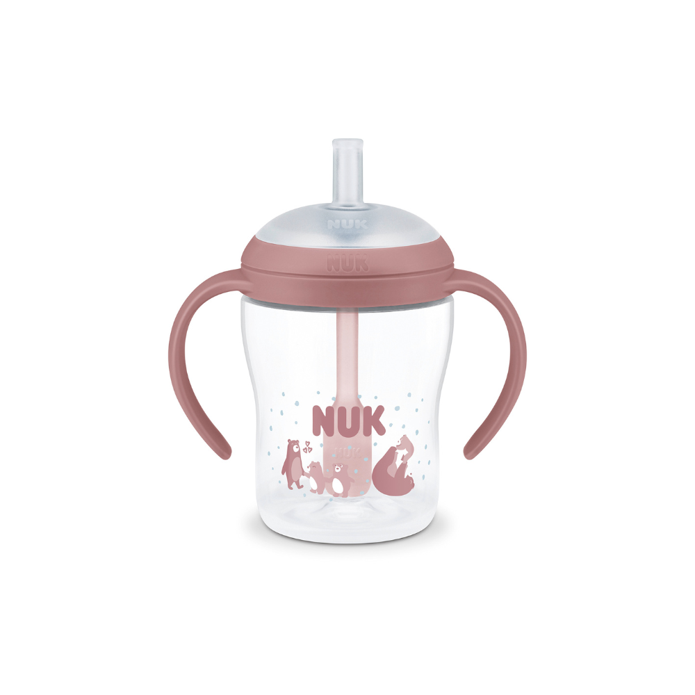 NUK Perfect Match Straw Learner Bottle - Bears