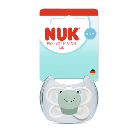 NUK Perfect Match Air Mini Soother 1 pack - Frog