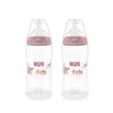 NUK Temperature Control Bottle with Silicone Teat 300ml 2 Pack - Koala