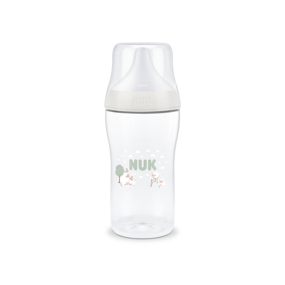 NUK Perfect Match Bottle with Soft and Flexible Silicone Teat 260ml - Sheep