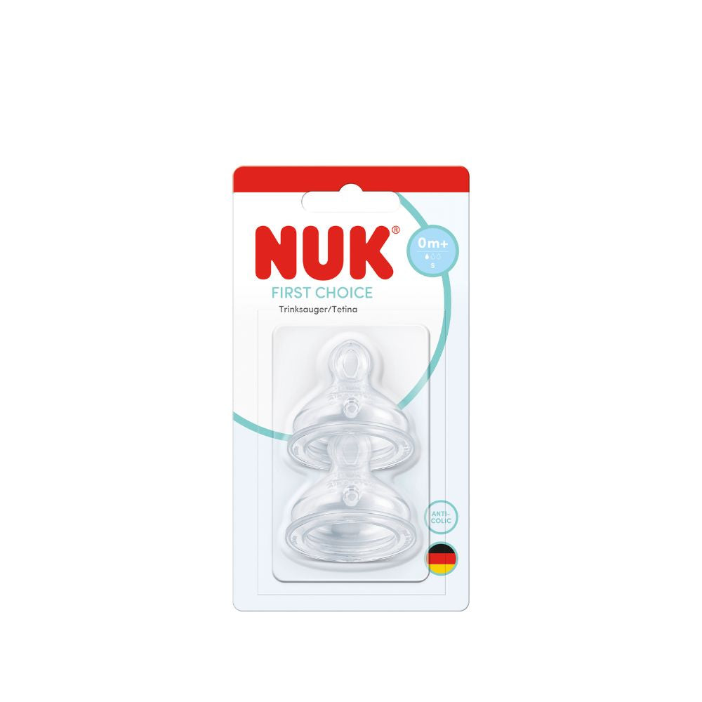 NUK First Choice Silicone Anti-Colic Vented Teat