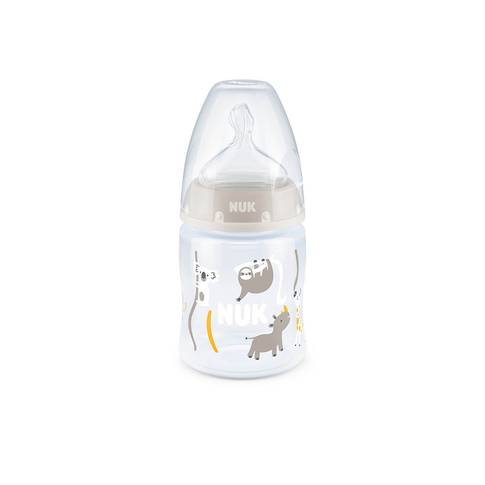 NUK First Choice Temperature Control Bottle with Silicone Teat 150ml - Safari - ShopBaby
