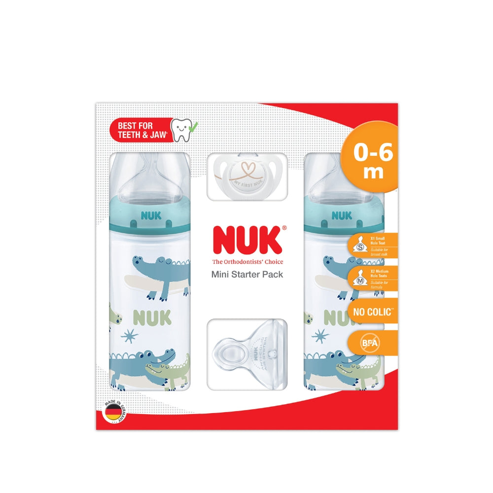 NUK MINI First Choice Starter Pack - Crocodile