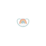 NUK Space Silicone Soother 1 pack - Rainbow