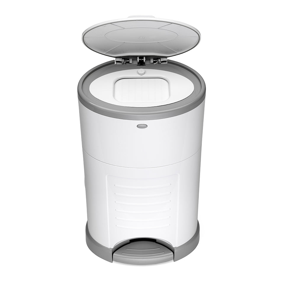 Korbell Classic 16 Litre Nappy Bin Bundle (with free liner) - White