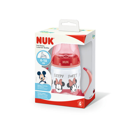 NUK Disney First Choice Learner Bottle with Non-Spill Spout - Minnie