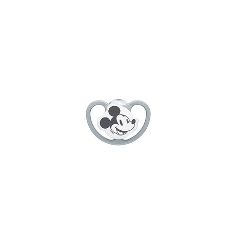 NUK Disney Space Soother Silicone 1 pack - Mickey Grey - ShopBaby
