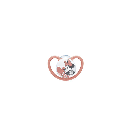NUK Disney Space Soother Silicone 1 pack - Minnie Blush - ShopBaby