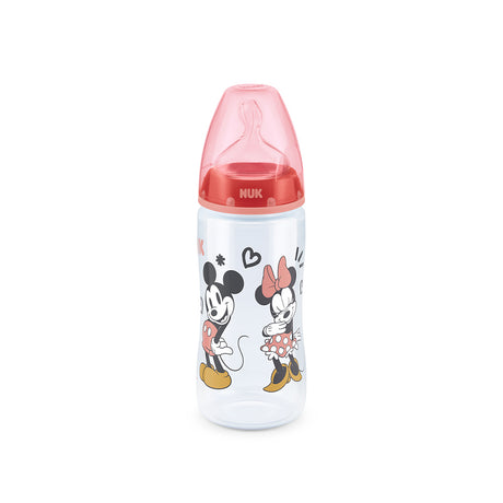 NUK Disney First Choice Temperature Control Bottle with Silicone Teat 300ML -  Minnie - ShopBaby