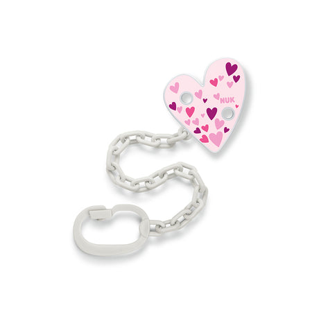 NUK Soother Chain - Hearts - ShopBaby