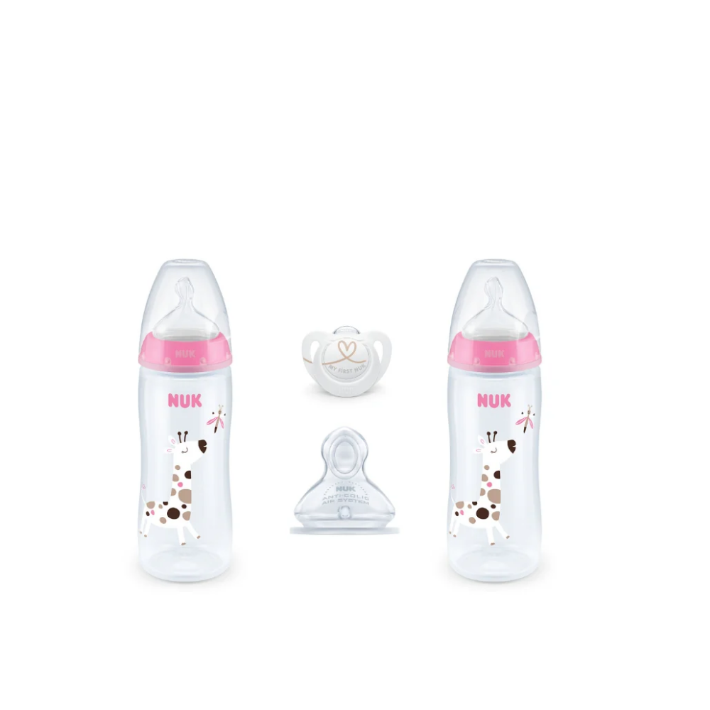 NUK MINI First Choice Starter Pack - Giraffe