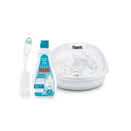 NUK Cleaning Bundle with 500ml Cleanser and Bottle Brush