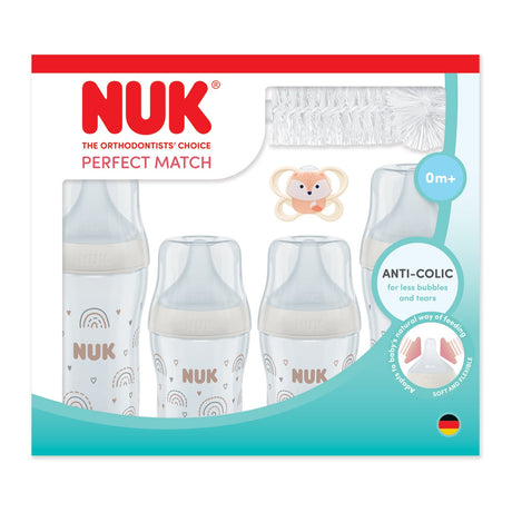 NUK Perfect Match Newborn Set - Starter Pack Rainbow