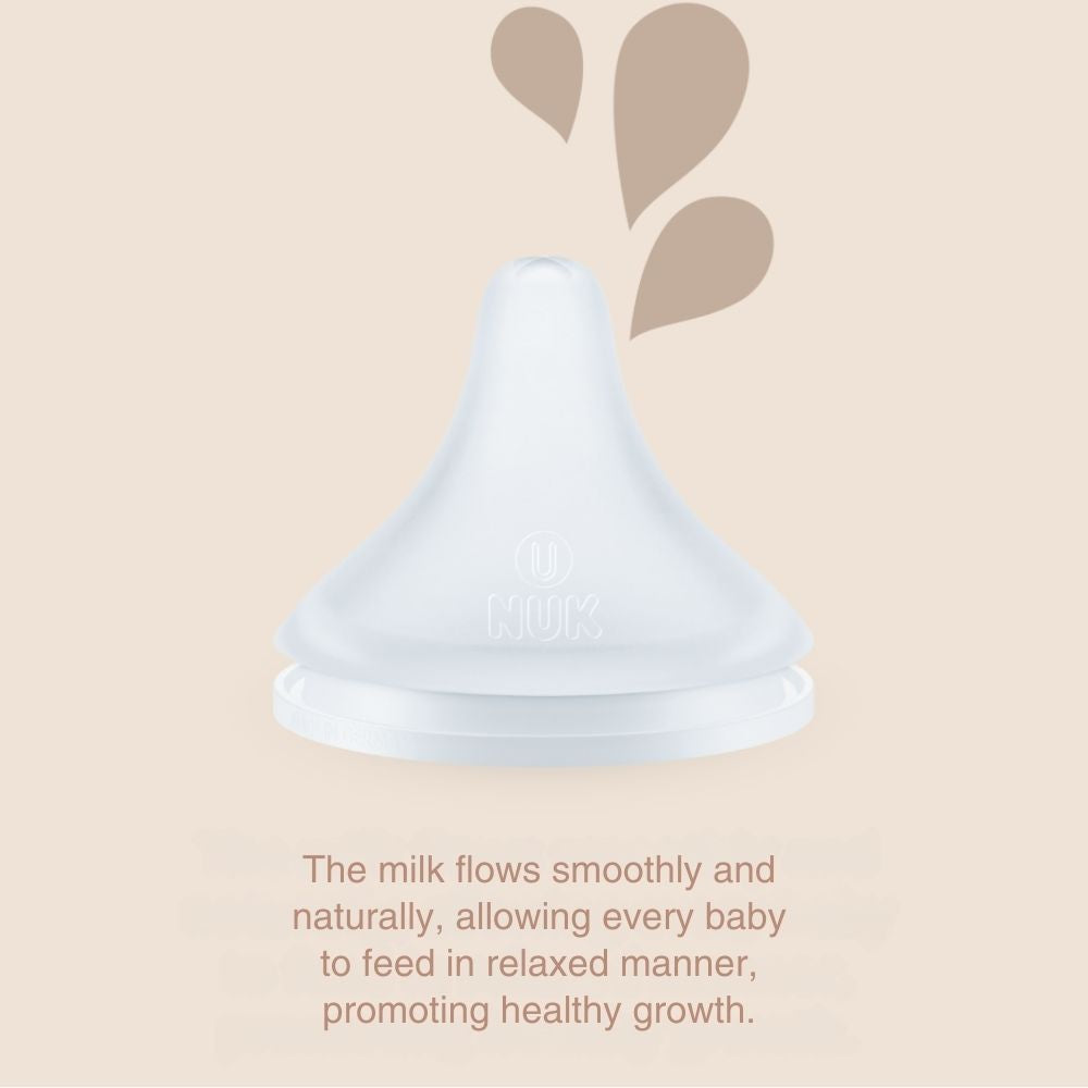 NUK Perfect Match soft and flexible silicone teat
