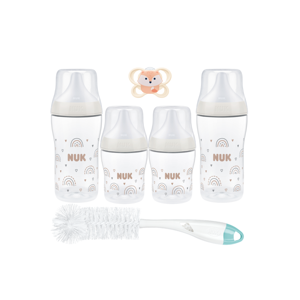 NUK Perfect Match Newborn Set - Starter Pack Rainbow