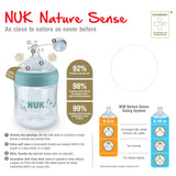 NUK Nature Sense Silicone Small Hole Breastmilk Teat - ShopBaby