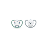NUK Perfect Match Air Soother 2 Pack - Polar Bear/Zebra