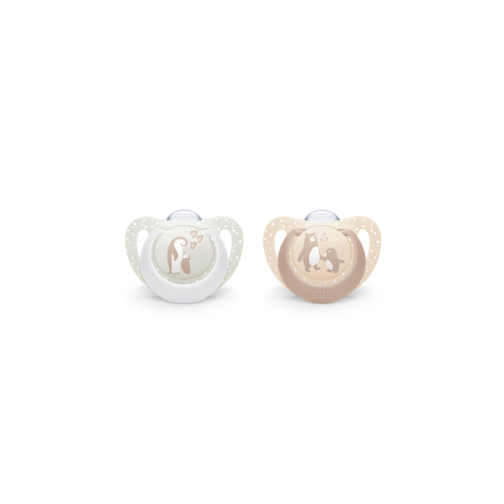 NUK First Choice Soother 2 pack - Penguin/Bear